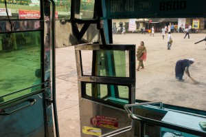 Bus station,Kerala, India,