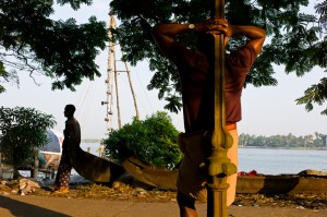 Streeet scene, Kochi, India