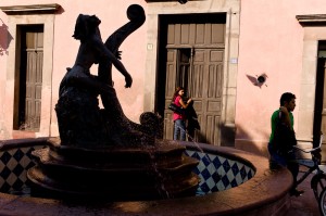 Street scene,Queretaro, Mexico