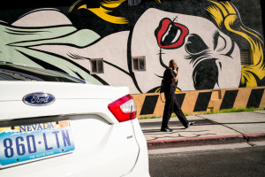 Street scene in Las Vegas,Nevada,USA